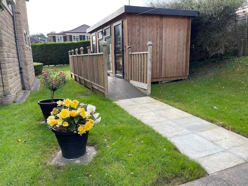 our garden area